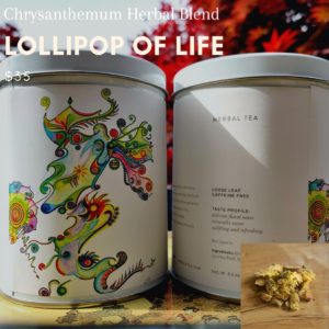Chrysanthemum Herbal Blend (Caffeine FREE) ~ Lollipop of Life