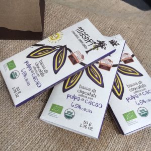 Set of 3 Cacao-Pulp Filled Chocolate Bars