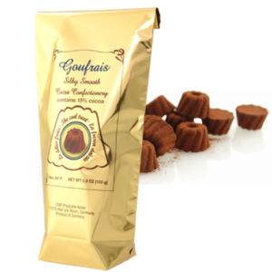 Goufrais - European Cocoa Treat:  4 Pack of Golden Secrets - 20 Pieces Each